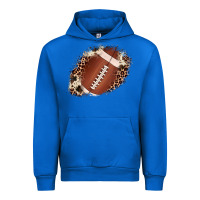 Cobalt football cowhide leopard patch Urban Hoodie - JahusDesignShop