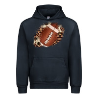 Navy football cowhide leopard patch Urban Hoodie - JahusDesignShop