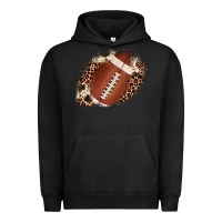 Pigment Black football cowhide leopard patch Urban Hoodie - JahusDesignShop
