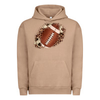 Pigment Burro football cowhide leopard patch Urban Hoodie - JahusDesignShop