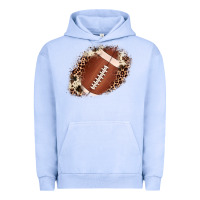 Pigment Grape Ice football cowhide leopard patch Urban Hoodie - JahusDesignShop