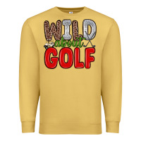 Antique Gold wild about golf Premium Sweatshirt - Zillion Design Studio