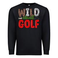 Black wild about golf Premium Sweatshirt - Zillion Design Studio