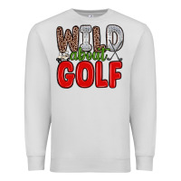 Dove Grey wild about golf Premium Sweatshirt - Zillion Design Studio