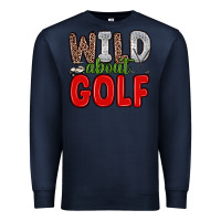 Navy wild about golf Premium Sweatshirt - Zillion Design Studio