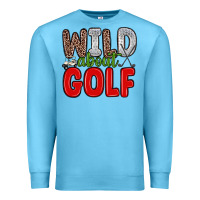 Ocean Blue wild about golf Premium Sweatshirt - Zillion Design Studio