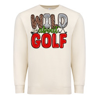 Sandshell wild about golf Premium Sweatshirt - Zillion Design Studio
