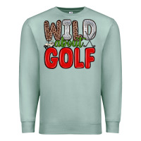 Seafoam wild about golf Premium Sweatshirt - Zillion Design Studio