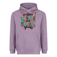 Lavender coffee scrubs and rubber gloves Heavyweight Hoodie - RanaPortraitStore