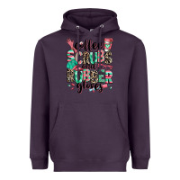 Plum coffee scrubs and rubber gloves Heavyweight Hoodie - RanaPortraitStore