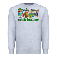 Heather Grey math teacher coffee cups Premium Sweatshirt - texasbilliewilder
