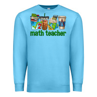 Ocean Blue math teacher coffee cups Premium Sweatshirt - texasbilliewilder