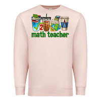 Pale Pink math teacher coffee cups Premium Sweatshirt - texasbilliewilder