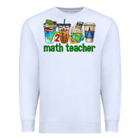 White math teacher coffee cups Premium Sweatshirt - texasbilliewilder