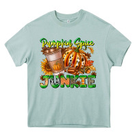 Arona Pumpkin Spice Junkie Heavy Core Tee - CowhideDigitalArt