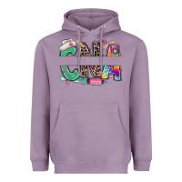 Lavender custom name cna nurse Heavyweight Hoodie - RanaPortraitStore