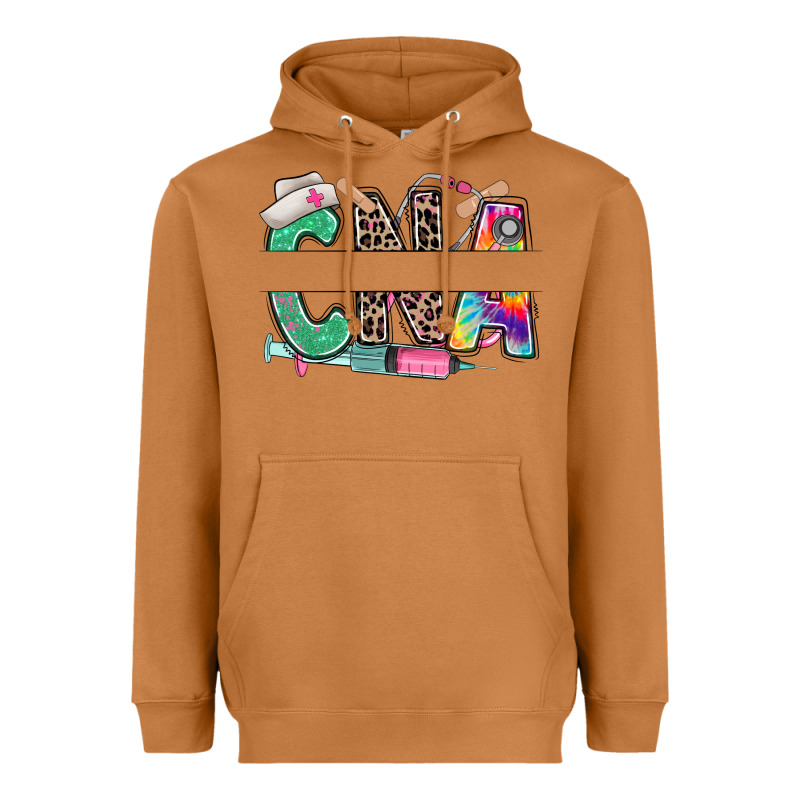 Custom Name Cna Nurse Heavyweight Hoodie by RanaPortraitStore | Teevron