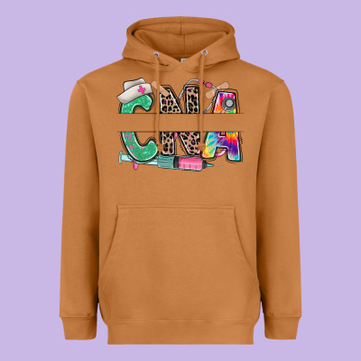 Heavyweight Hoodie custom name cna nurse