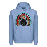 Colony Blue black angus  rainbow Premium Hoodie - JahusDesignShop