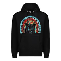 Black black angus  rainbow Premium Hoodie - JahusDesignShop