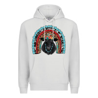 Dove Grey black angus  rainbow Premium Hoodie - JahusDesignShop