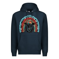 Navy black angus  rainbow Premium Hoodie - JahusDesignShop