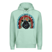 Seafoam black angus  rainbow Premium Hoodie - JahusDesignShop