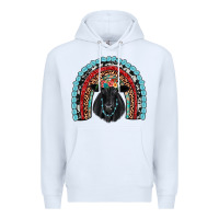 White black angus  rainbow Premium Hoodie - JahusDesignShop