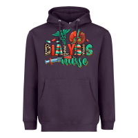 Plum dialysis nurse Heavyweight Hoodie - RanaPortraitStore