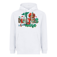 White dialysis nurse Heavyweight Hoodie - RanaPortraitStore