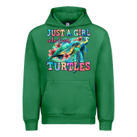Emerald just a girl who loves turtles Urban Hoodie - Jasminsmagicworld