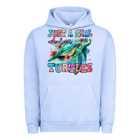 Pigment Grape Ice just a girl who loves turtles Urban Hoodie - Jasminsmagicworld