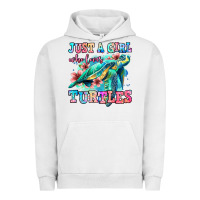 Pigment Lunar Rock just a girl who loves turtles Urban Hoodie - Jasminsmagicworld
