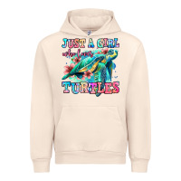Sandshell just a girl who loves turtles Urban Hoodie - Jasminsmagicworld