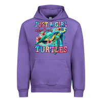 Tulip just a girl who loves turtles Urban Hoodie - Jasminsmagicworld