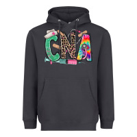Smoke cna nurse tie dye leopard Heavyweight Hoodie - RanaPortraitStore