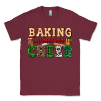 Burgundy baking christmas cheer Classic Tee - FaDigitalArtStudio