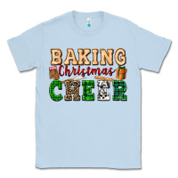 Dusty Blue baking christmas cheer Classic Tee - FaDigitalArtStudio