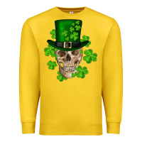 Lemon st. patrick's day skull Premium Sweatshirt - RanaPortraitStore