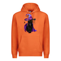 Carrot black witch cat Premium Hoodie - BundleAndBundleShop