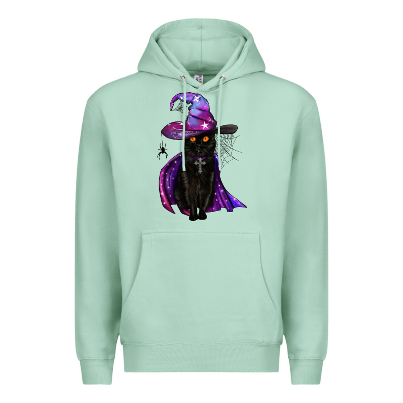Black Witch Cat Premium Hoodie by BundleAndBundleShop | Teevron