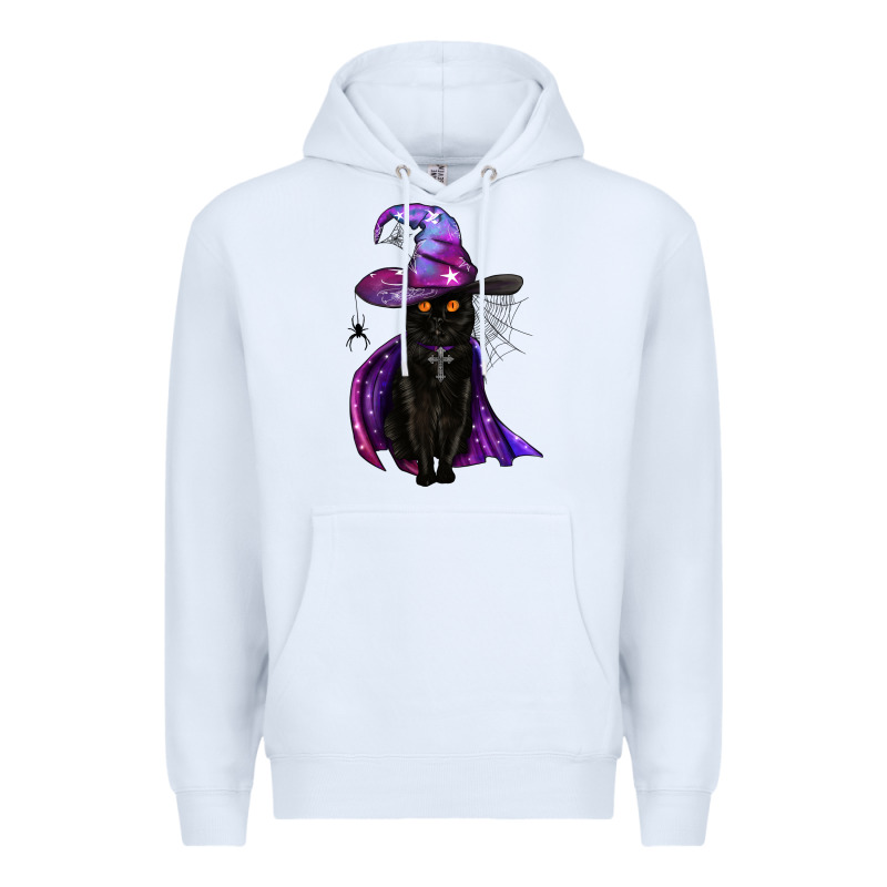 Black Witch Cat Premium Hoodie by BundleAndBundleShop | Teevron