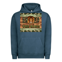 Pigment Midnight Navy dad the king Urban Hoodie - Artiststas