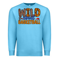 Ocean Blue wild about basketball Premium Sweatshirt - Zillion Design Studio