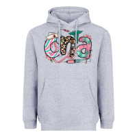 Heather Grey floral cna certified nursing assistant Heavyweight Hoodie - RanaPortraitStore