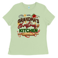 Matcha grandma's Christmas kitchen Ladies Tee - BarkalooDesign