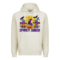 Oatmeal Heather spooky squad Premium Hoodie - BundleAndBundleShop