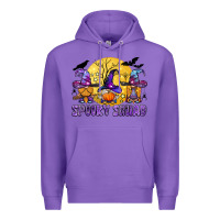 Purple spooky squad Premium Hoodie - BundleAndBundleShop