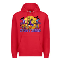 Red spooky squad Premium Hoodie - BundleAndBundleShop