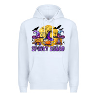 White spooky squad Premium Hoodie - BundleAndBundleShop